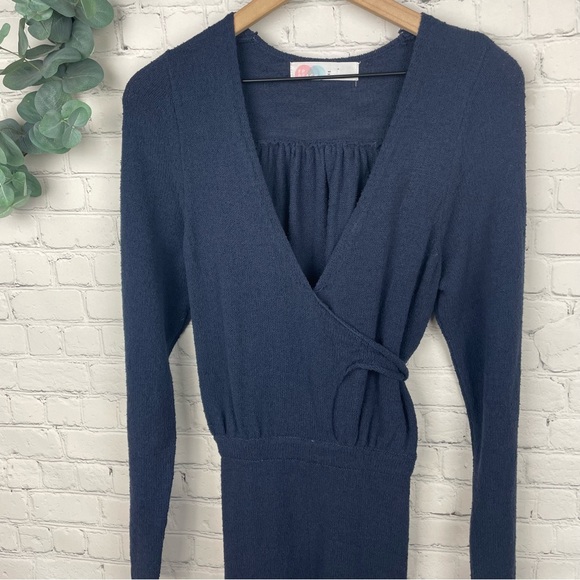FP BEACH Black Sapphire Navy Lindsay Sweater Knit Jumpsuit OB1369026 size medium - Picture 4 of 11